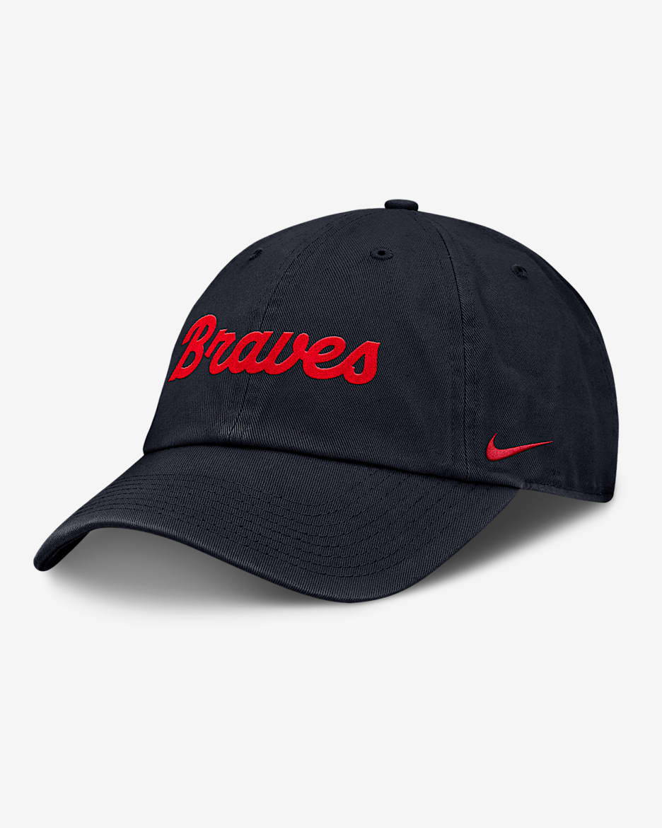 新作グッ MLB Nike Men's Club Braves Atlanta Adjustable Nike.com Hat. その他